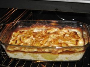 receta de papas al horno con crema